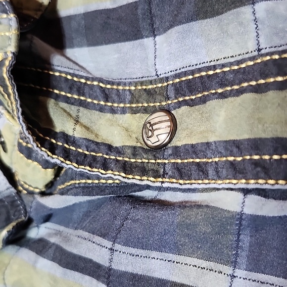 HARLEY DAVIDSON PATCH SNAP-BUTTON KNEES IN THE BREEZE SHORT SLEEVE SHIRT - Picture 6 of 14